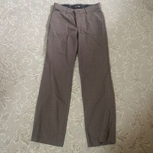 Dark Brown Lee Plaid Pants